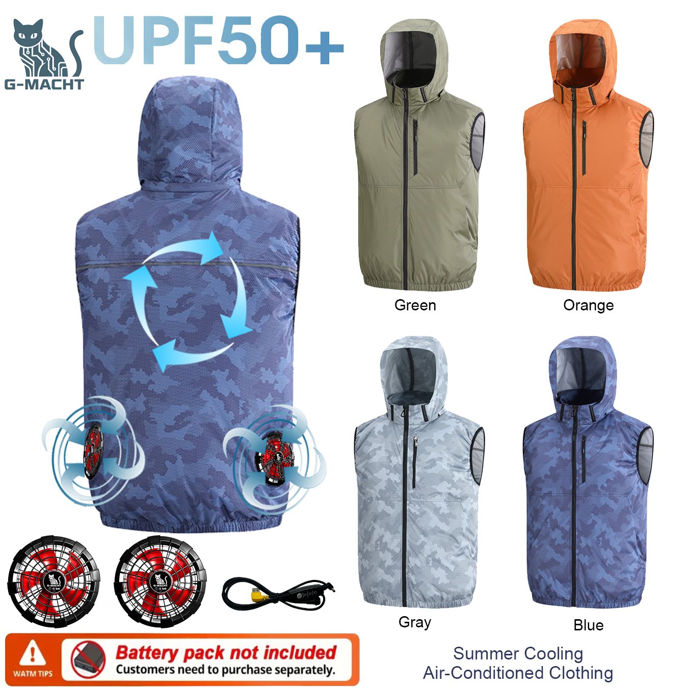 Outdoor Sport Jacket Brand - Sommer-Sport 12V/5V Ventilator Klimaanlage Kühlweste für