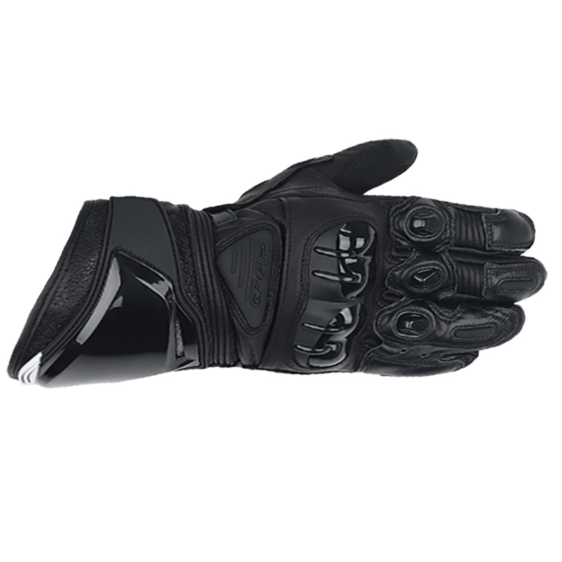 Horse Riding Glove - Two-X GP Pro Motorrad-Lederhandschuhe Straßenmotorrad-Rennhandschuhe Schwarz/Weiß