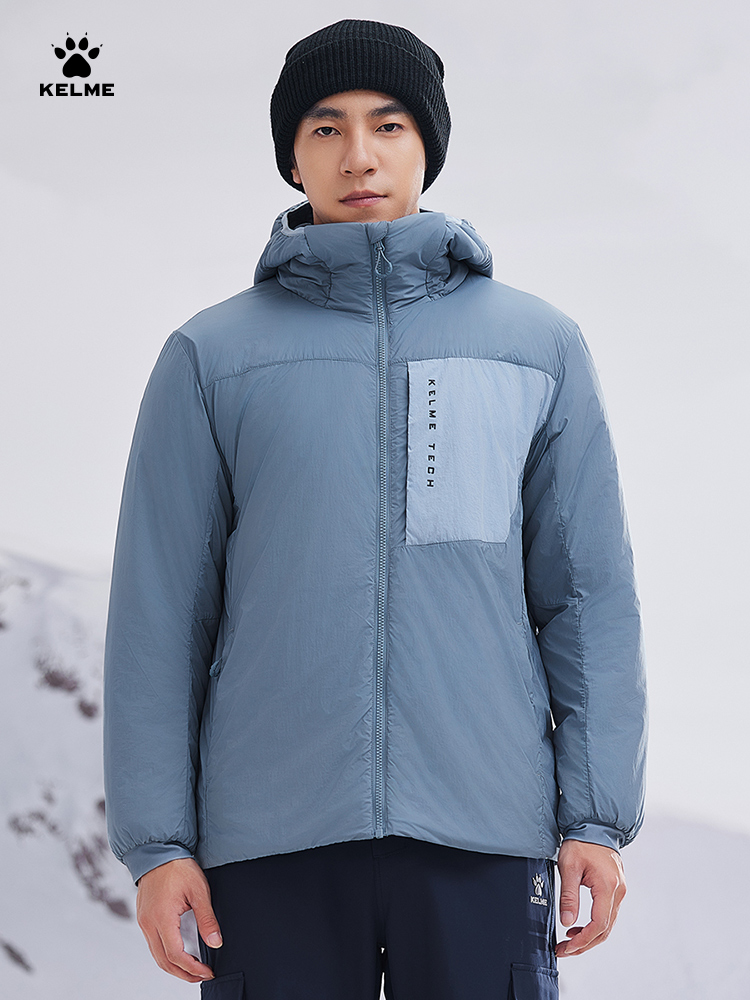 Outdoor Sport Winter Jacket - Kelme Leichte Outdoor-Baumwolljacke mit Kapuze für