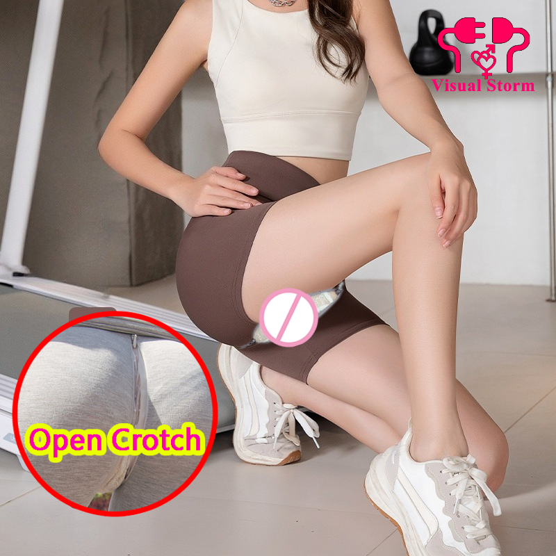 Outdoor Sport Club - Damen-Hose mit offenem Schritt und verstecktem