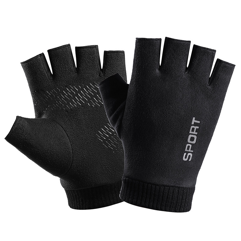 Horse Riding Glove - Männer Winter Wildleder Leder Plüsch Starke