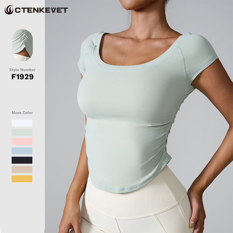 Outdoor Sport Outfit - Ctenkevet Enge Sportliche Kurzen Ärmeln Frauen