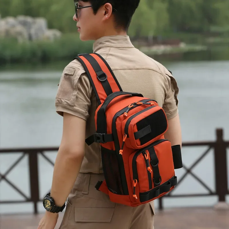 Outdoor Sport Climbing Gear - Wasserdichte Tarnfarben-Taktische Brusttasche für Outdoor, Wandern,