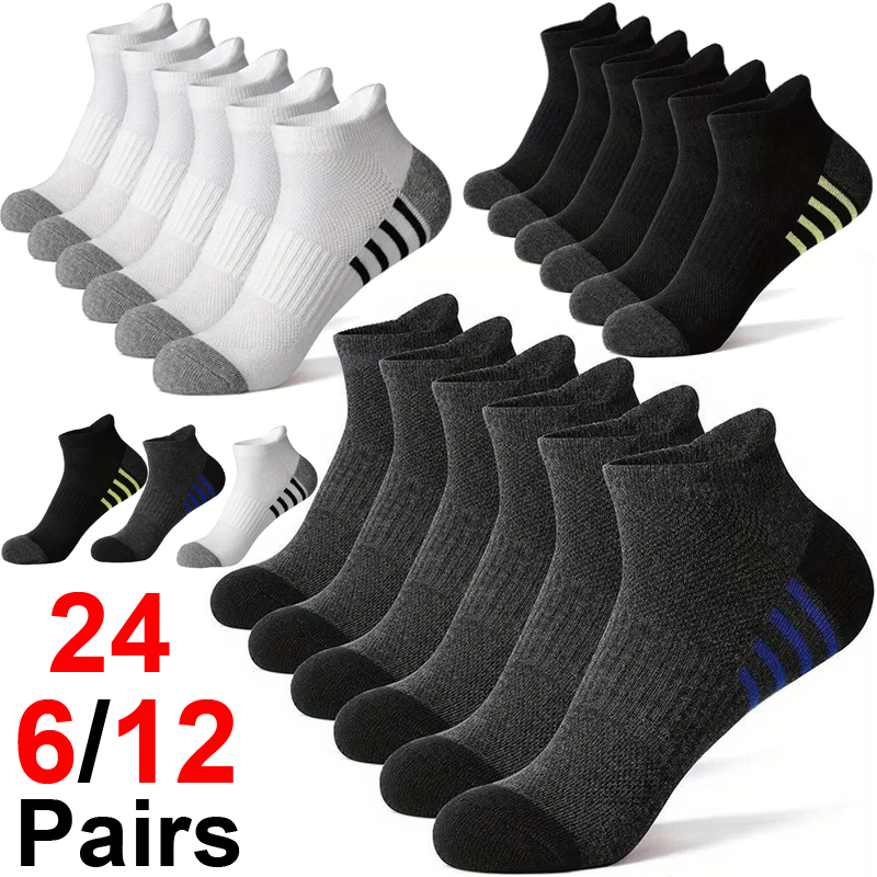 Outdoor Sports Activities - 12 Paar hochwertige Herren-Sportsocken für Outdoor-Freizeit,
